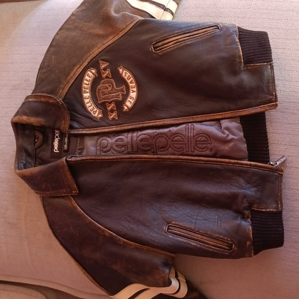 Toddler leather jacket